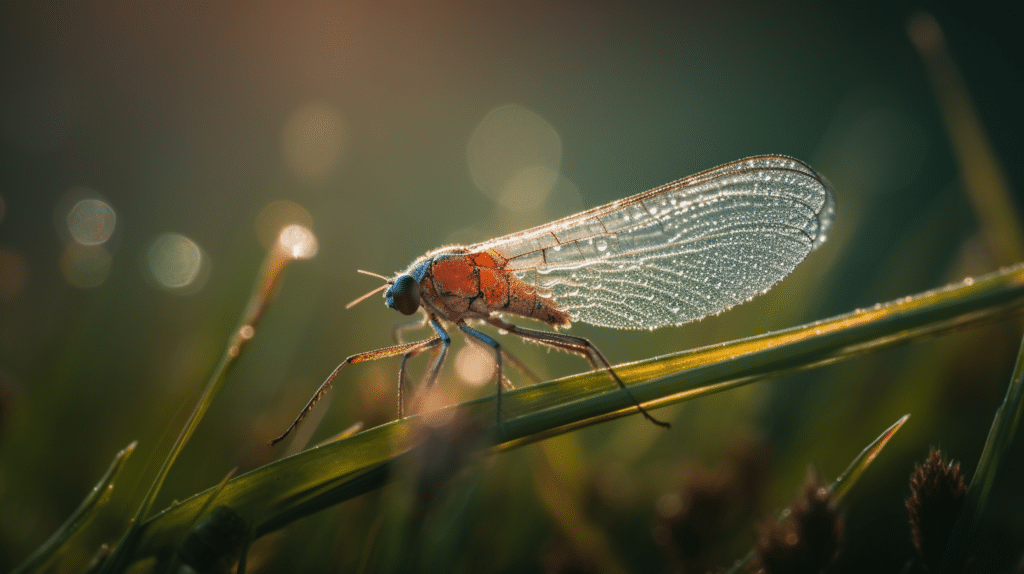 Lacewing on a leaf